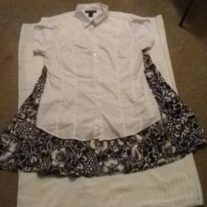 Ashley stewart size 14 top and size14 skirt